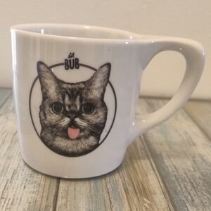 Good Job Lil Bub White Cat Mug